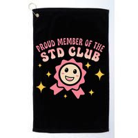 Embarrassing Std Funny Inappropriate Hilarious Adult Humor Golf Towel