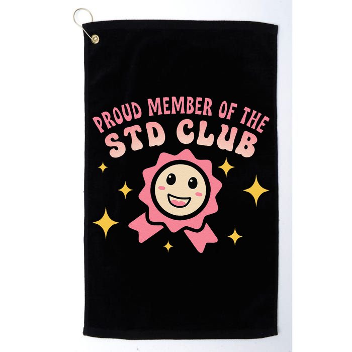 Embarrassing Std Funny Inappropriate Hilarious Adult Humor Golf Towel