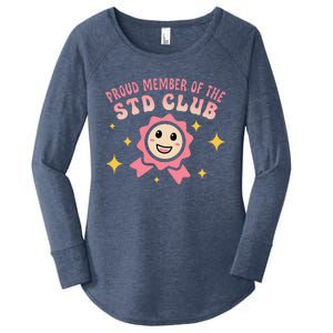 Embarrassing Std Funny Inappropriate Hilarious Adult Humor Women's Perfect Tri Tunic Long Sleeve Shirt