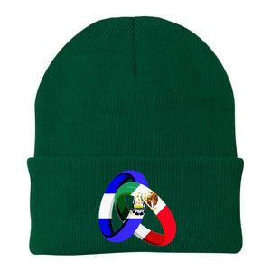 El Salvador Flag Mexico Grown Ring Marriage Wedding Knit Cap Winter Beanie