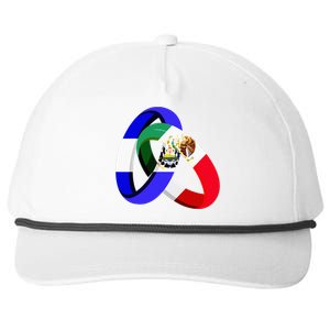 El Salvador Flag Mexico Grown Ring Marriage Wedding Snapback Five-Panel Rope Hat