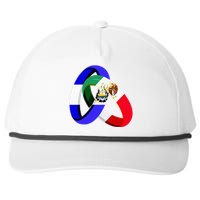 El Salvador Flag Mexico Grown Ring Marriage Wedding Snapback Five-Panel Rope Hat