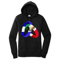 El Salvador Flag Mexico Grown Ring Marriage Wedding Women's Pullover Hoodie