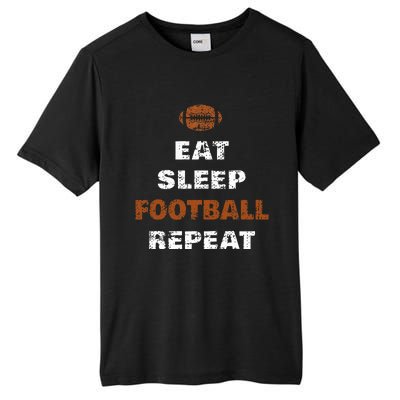 Eat Sleep Football Repeat Love Football Tall Fusion ChromaSoft Performance T-Shirt