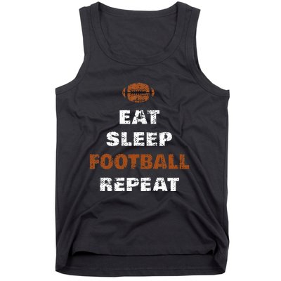 Eat Sleep Football Repeat Love Football Tank Top