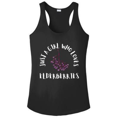 Elderberry Syrup Flu Sambucus Homeopath Medicine Gift Ladies PosiCharge Competitor Racerback Tank