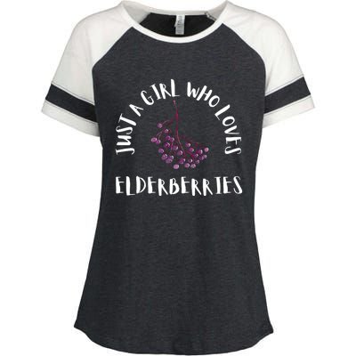 Elderberry Syrup Flu Sambucus Homeopath Medicine Gift Enza Ladies Jersey Colorblock Tee