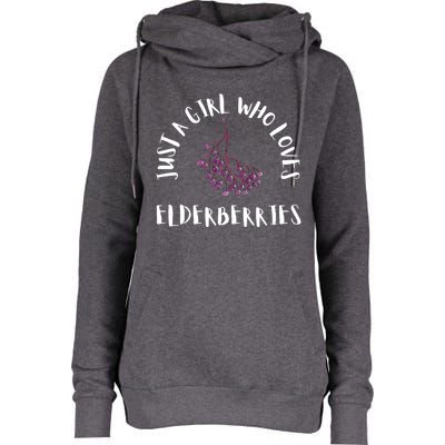 Elderberry Syrup Flu Sambucus Homeopath Medicine Gift Womens Funnel Neck Pullover Hood