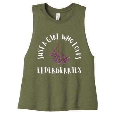 Elderberry Syrup Flu Sambucus Homeopath Medicine Gift Women's Racerback Cropped Tank