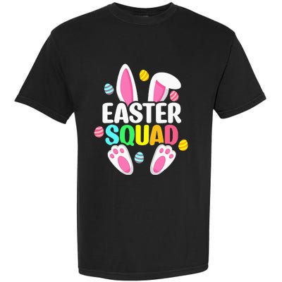 Easter Squad Family Matching Easter Day Bunny Egg Hunt Group Garment-Dyed Heavyweight T-Shirt