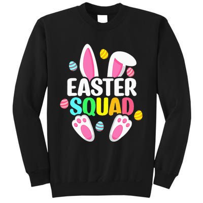 Easter Squad Family Matching Easter Day Bunny Egg Hunt Group Sweatshirt