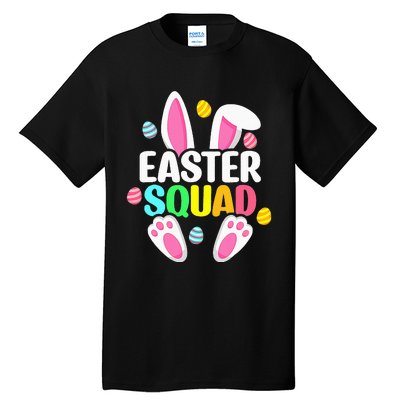 Easter Squad Family Matching Easter Day Bunny Egg Hunt Group Tall T-Shirt