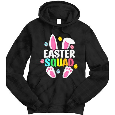 Easter Squad Family Matching Easter Day Bunny Egg Hunt Group Tie Dye Hoodie