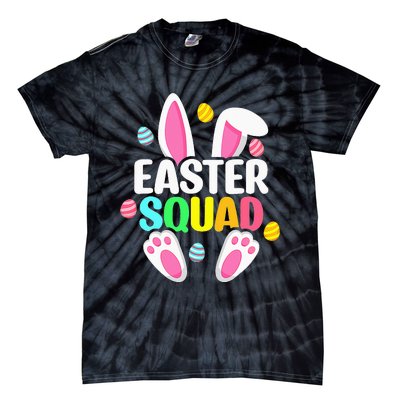 Easter Squad Family Matching Easter Day Bunny Egg Hunt Group Tie-Dye T-Shirt