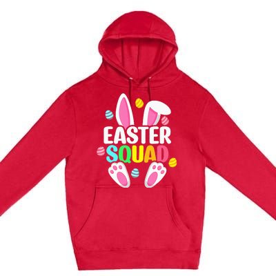 Easter Squad Family Matching Easter Day Bunny Egg Hunt Group Premium Pullover Hoodie