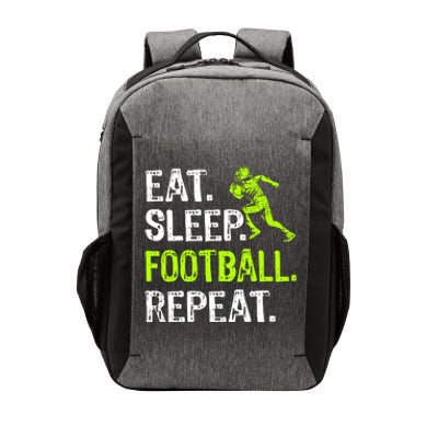 Eat Sleep Football Repeat Football Player Funny Vector Backpack