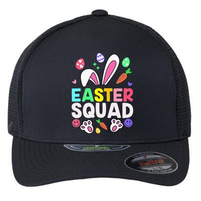 Easter Squad Family Matching Easter Day Bunny Egg Hunt Group Flexfit Unipanel Trucker Cap