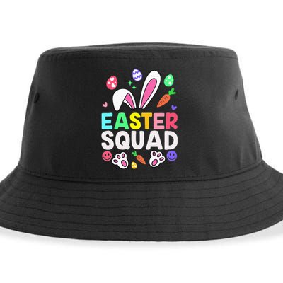 Easter Squad Family Matching Easter Day Bunny Egg Hunt Group Sustainable Bucket Hat