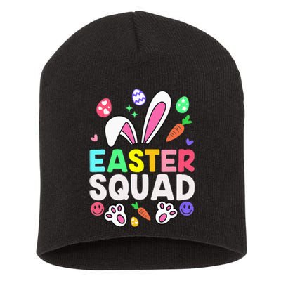 Easter Squad Family Matching Easter Day Bunny Egg Hunt Group Short Acrylic Beanie