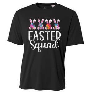 Easter Squad, Funny Egg Bunny Rabbit Rainbow Tie dye Leopard Cooling Performance Crew T-Shirt