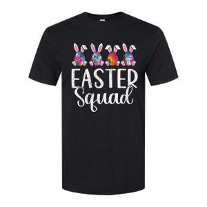 Easter Squad, Funny Egg Bunny Rabbit Rainbow Tie dye Leopard Softstyle CVC T-Shirt