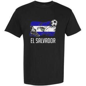 El Salvador Flag Jersey Salvadorean Soccer Team Salvadorean Garment-Dyed Heavyweight T-Shirt