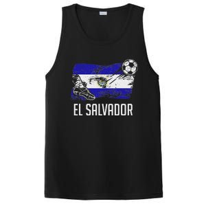 El Salvador Flag Jersey Salvadorean Soccer Team Salvadorean PosiCharge Competitor Tank