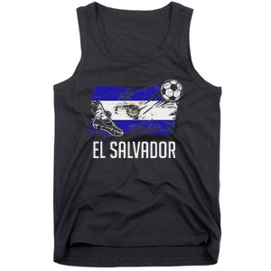 El Salvador Flag Jersey Salvadorean Soccer Team Salvadorean Tank Top