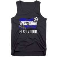 El Salvador Flag Jersey Salvadorean Soccer Team Salvadorean Tank Top