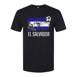 El Salvador Flag Jersey Salvadorean Soccer Team Salvadorean Softstyle CVC T-Shirt