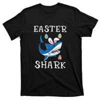 Easter Shark Funny Easter Day Gift Cute Ears Bunny Egg T-Shirt