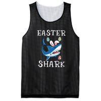 Easter Shark Funny Easter Day Gift Cute Ears Bunny Egg Mesh Reversible Basketball Jersey Tank