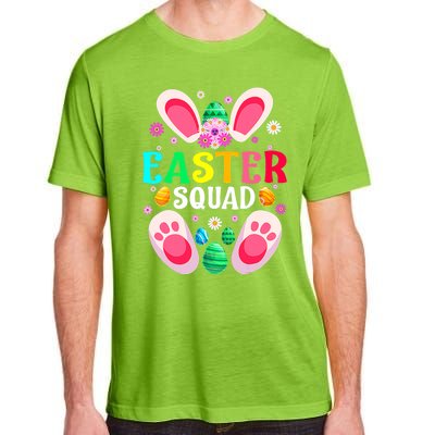 Easter Squad Family Matching Easter Day Bunny Egg Hunt Group Gift Adult ChromaSoft Performance T-Shirt