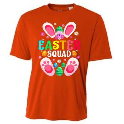 Easter Squad Family Matching Easter Day Bunny Egg Hunt Group Gift Cooling Performance Crew T-Shirt