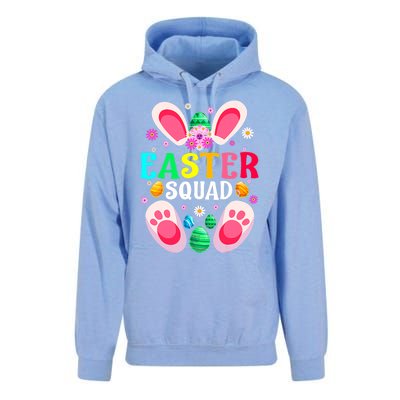 Easter Squad Family Matching Easter Day Bunny Egg Hunt Group Gift Unisex Surf Hoodie