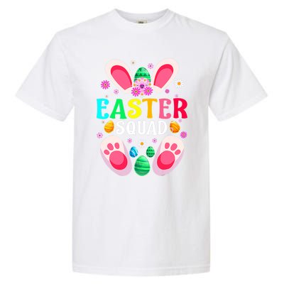 Easter Squad Family Matching Easter Day Bunny Egg Hunt Group Gift Garment-Dyed Heavyweight T-Shirt