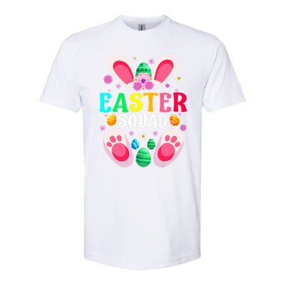 Easter Squad Family Matching Easter Day Bunny Egg Hunt Group Gift Softstyle CVC T-Shirt