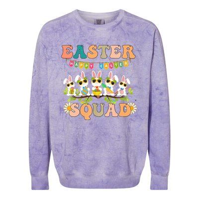 Easter Squad Funny Colorblast Crewneck Sweatshirt