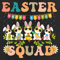 Easter Squad Funny Cool Comfort Performance Bucket Hat