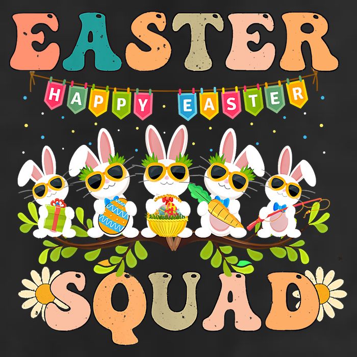 Easter Squad Funny Cool Comfort Performance Bucket Hat