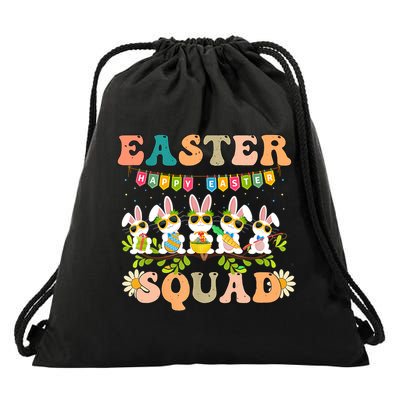 Easter Squad Funny Drawstring Bag