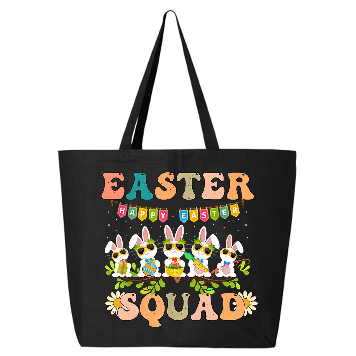 Easter Squad Funny 25L Jumbo Tote