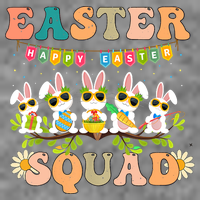 Easter Squad Funny 7-Panel Snapback Hat