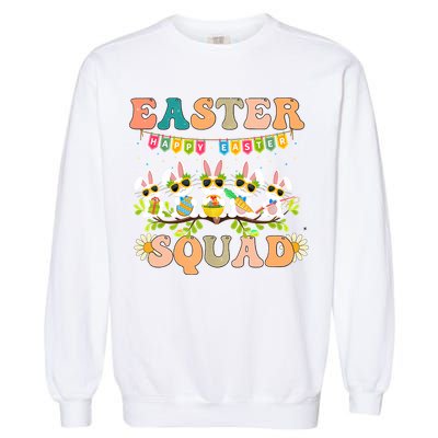 Easter Squad Funny Garment-Dyed Sweatshirt