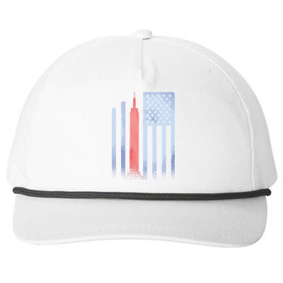 Empire State Flag Snapback Five-Panel Rope Hat