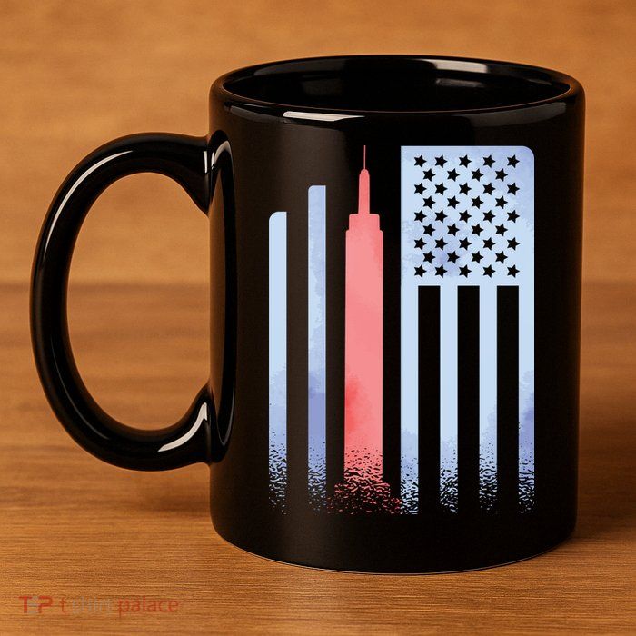 Empire State Flag 11oz C Handle Ceramic Mug