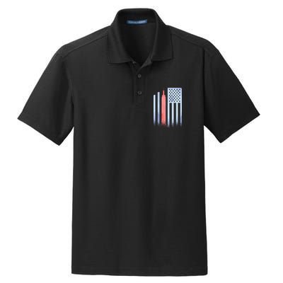 Empire State Flag Dry Zone Grid Polo