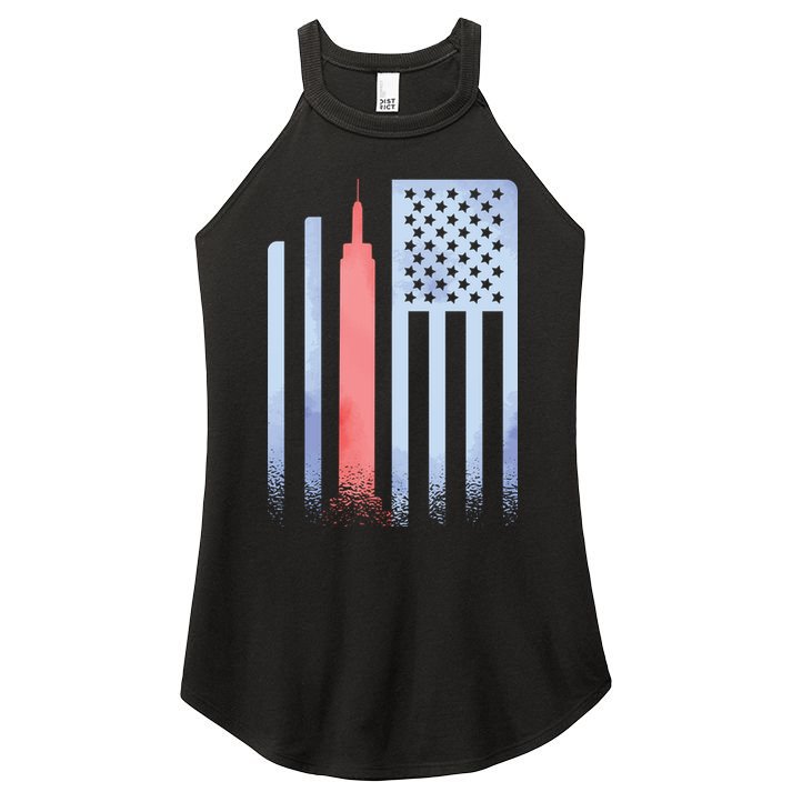 Empire State Flag Women's Perfect Tri Rocker Tank