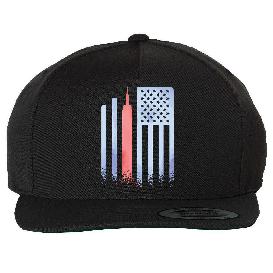 Empire State Flag Wool Snapback Cap
