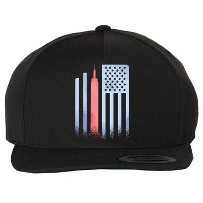 Empire State Flag Wool Snapback Cap